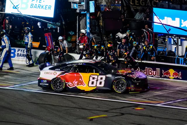 The #88 Trackhous Racing Chevrolet Camaro of Shane van Gisbergen. Daylon Barr / Red Bull Content Pool