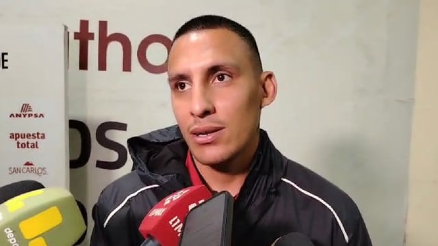 Alex Valera habló tras su doblete con Universitario.