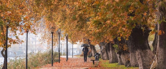 L’automne, des journées douces, d’autres pluvieuses.