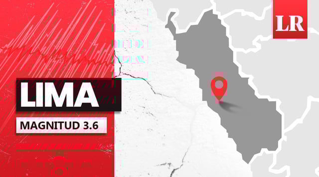Temblor de magnitud 3,6 se sintió en Lima hoy, según IGP