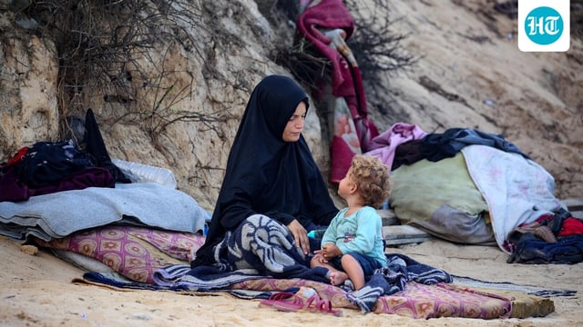 The Gaza health ministry said that half of the dead include women and children.
