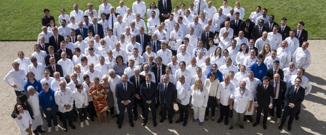 Emmanuel Macron accueille chaque année les grands chefs à l’Elysée.