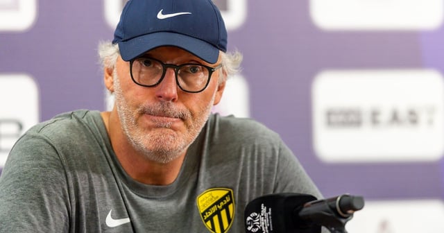 Laurent Blanc's SPL record with Al Ittihad read 29 wins, five draws and four losses from 38 matches in charge. Getty Images