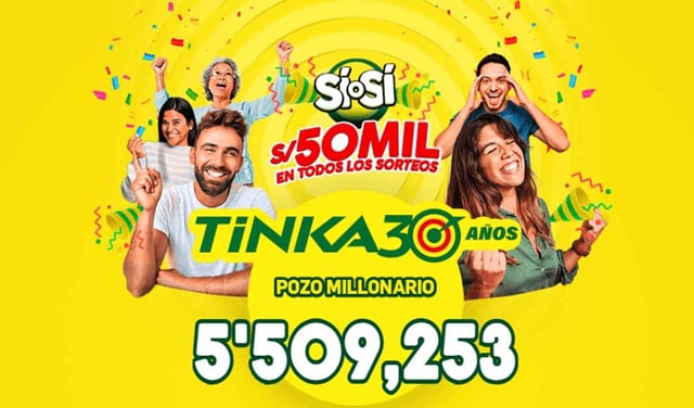 Resultados de La Tinka 28 de septiembre 2025: consulta los números ganadores del Pozo Millonario