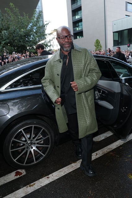 ... and the British artist Steve McQueen, who created the music soundtrack for the show.