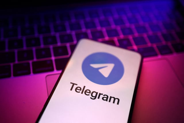 Telegram app logo is seen in this illustration taken, August 27, 2024. REUTERS/Dado Ruvic/Illustration