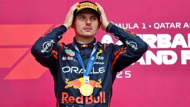 Verstappen has won four times in 2025