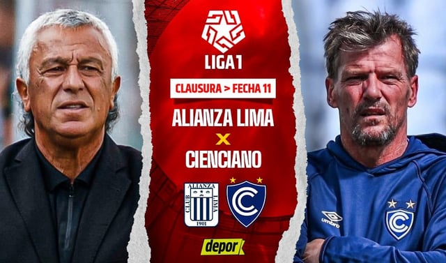 Alianza Lima vs. Cienciano se enfrentan por la Liga 1 2025. (Diseño: Christian Marlow / Depor)
