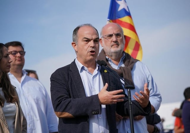 Jordi Turull en un acto en el País Vasco este domingo
