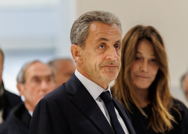 Après sa condamnation dans l’affaire du financement libyen, Nicolas Sarkozy estime qu’« aucun élément ne justifiait l’exécution provisoire. Il y a juste la volonté d’humiliation (…) ». Ici au tribunal de Paris, le 25 septembre.