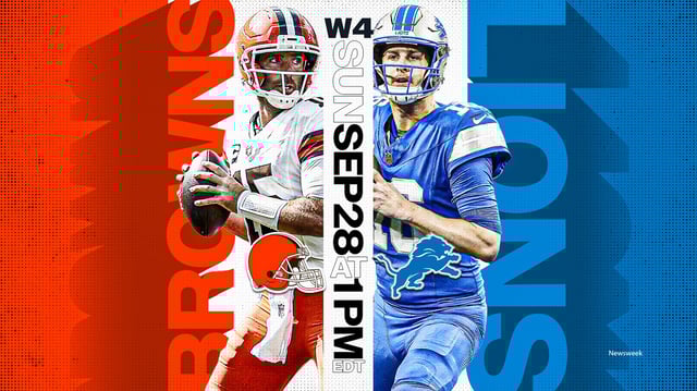 Browns vs Lions - NFL Week 4
