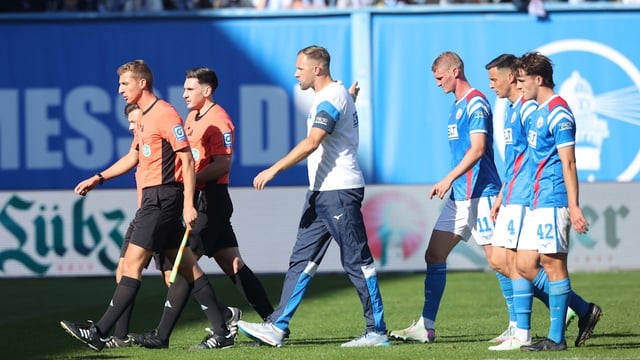 Hansa Rostock kritisiert Schiedsrichter nach dem 1:1 gegen Havelse.
