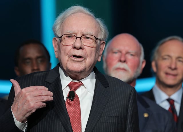 Warren Buffett, seen here in 2017, has made significant investments over his 80-year career. He steps down as CEO of Berkshire Hathaway at the end of 2025.