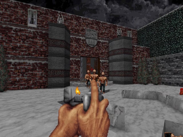 a pixelated hand holding a lighter and aerosol