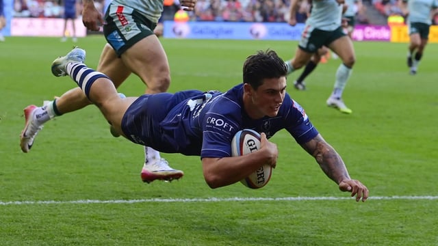 Rees-Zammit announced his return to the Prem with a stunning try