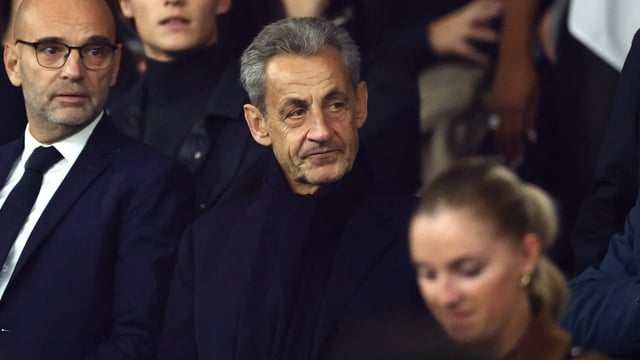 Nicolas Sarkozy spent Saturday evening watching Paris St Germain. His prison sentence is due to begin within weeks