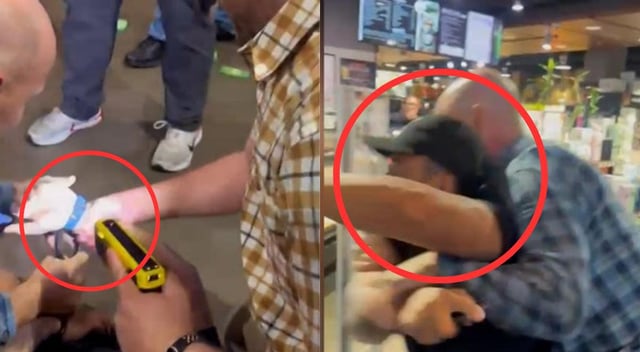 Pánico en supermercado: agentes del ICE irrumpen y derriban brutalmente a un trabajador frente a los clientes