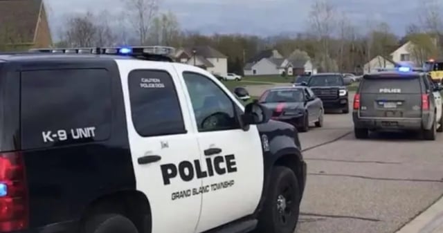 La policía abatió al agresor tras tiroteo en iglesia mormona de Michigan. Foto: Policía de Grand Blanc, Michigan