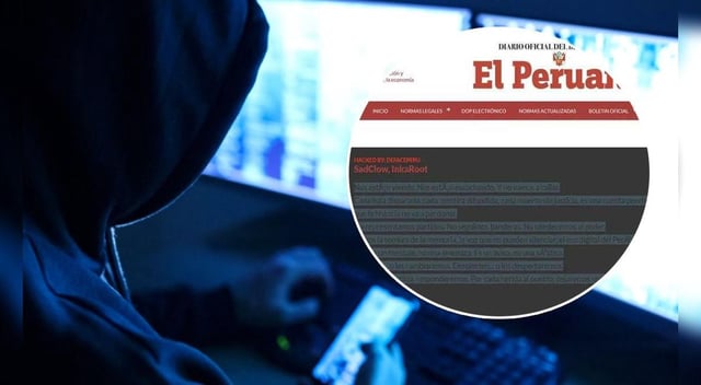 Página web de El Peruano fue hackeada: grupo Deface Perú se atribuye ataque y dejan mensaje