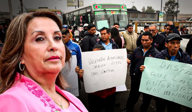 Transportistas convocan un nuevo paro en octubre contra la inseguridad y el Gobierno de Dina Boluarte