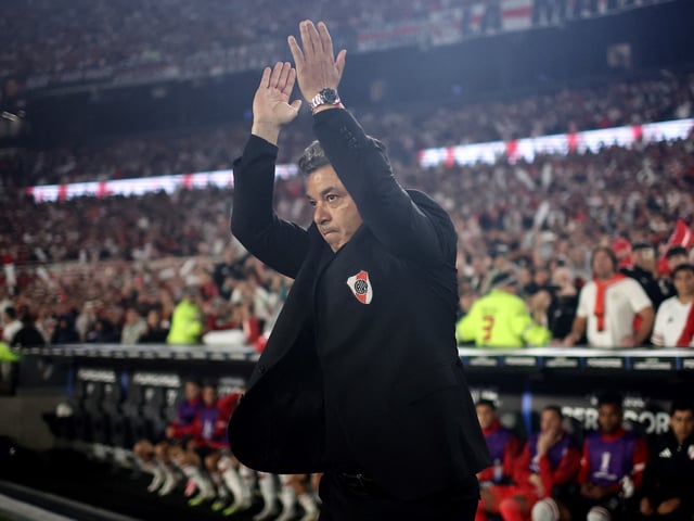 Marcelo Gallardo vuelve al Monumental después de la eliminación de River en la copa Libertadores. Foto: REUTERS/Agustin Marcarian