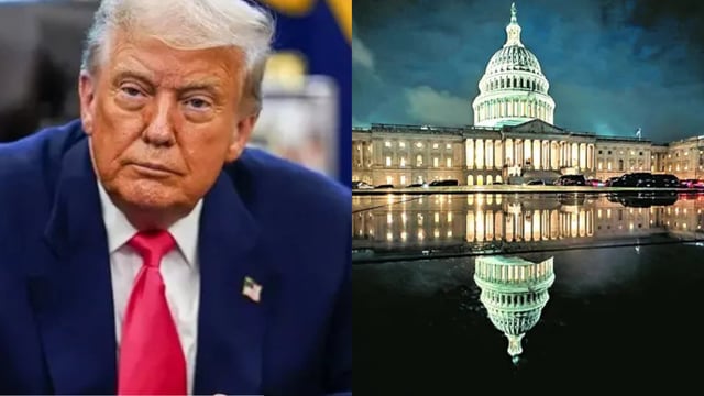 Trump y los republicanos se niegan a ceder ante las demandas demócratas de financiamiento de salud, mientras se preparan despidos masivos. Foto: Milenio