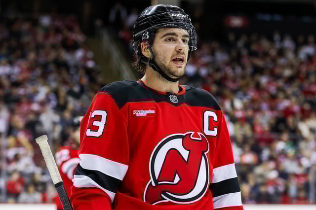 Nico Hischier, New Jersey Devils (Jess Starr/The Hockey Writers)
