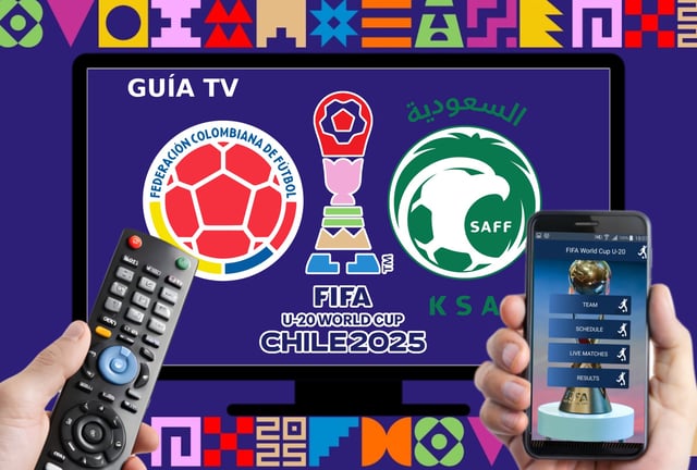 La selección Colombia Sub-20 se prepara para su debut en el Mundial Sub-20 2025 ante Arabia Saudí en Talca, Chile. (Diseño: Mag)