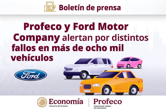 Ford llama a revisión 8 mil vehículos Maverick por riesgo de accidente por cámara trasera. / PROFECO. - Imagen ilustrativa hecha con IA (Copilot).