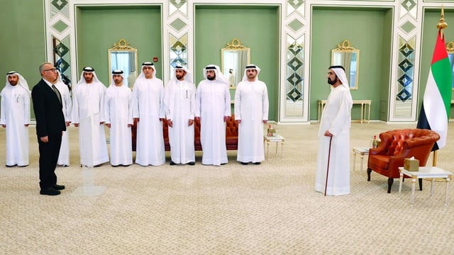 أمام محمد بن راشد.. 23 قاضياً ومفتشاً قضائياً يؤدون اليمين القانونية