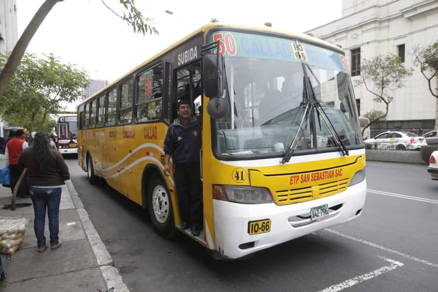 Línea ‘La 50’ deja de operar hasta nuevo aviso ante la violencia contra transportistas. (Foto: Anthony Niño de Guzmán / Archivo El Comercio)