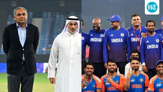 The Indian team beat Pakistan comprehensively in the Asia Cup final but had to return to its hotel without the trophy