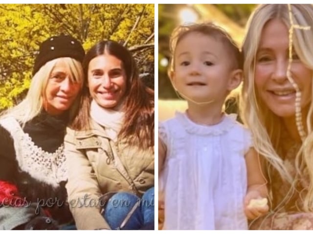 Cris Morena le dedicó un emotivo posteo a Romina Yan y su nieta Mila. Fotos: Instagram.