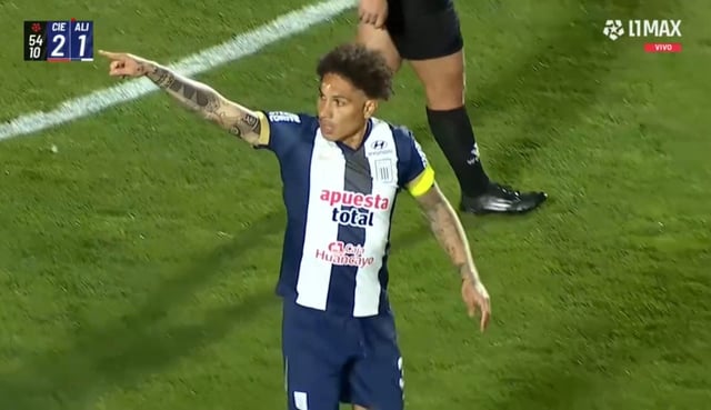 Paolo Guerrero puso el descuento a favor de Alianza Lima vs. Cienciano por la fecha 11 del Torneo Clausura de la Liga 1.