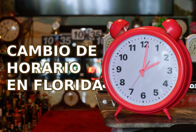 MIAMI, FLORIDA (EE.UU.), 02/11/2025.- Aprende a ajustar las manecillas del reloj para el cambio de horario en Florida a realizarse en la madrugada del 2 de noviembre de 2025. Foto de Michaela STACHE para AFP