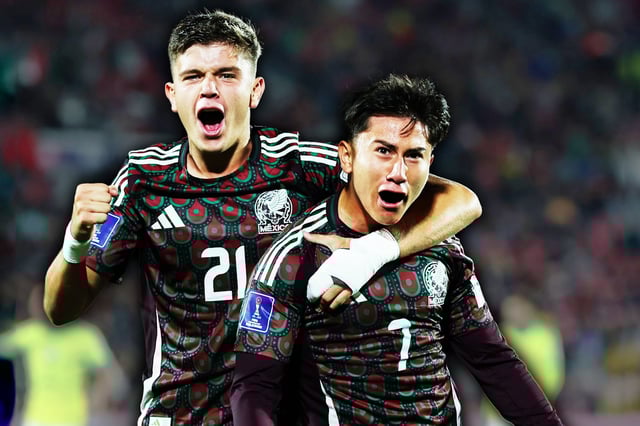 Diego Ochoa anotó el gol de la victoria. Foto: Selección Mexicana.