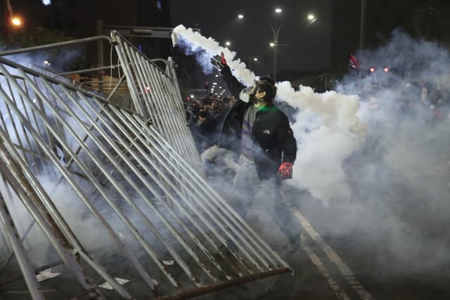 PNP abre investigación por presunto uso arbitrario de la fuerza durante protestas en Lima. Foto: Jesús Saucedo /@photo.gec