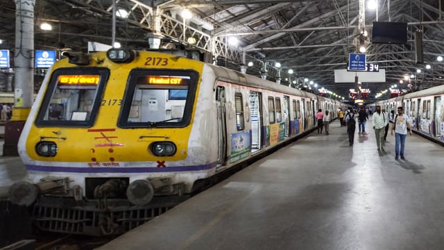 Mumbai Local Train Block
