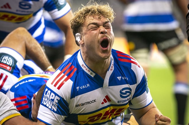 CAPE TOWN, SOUTH AFRICA - SEPTEMBER 26: Olly Reid during the United Rugby Championship match between DHL Stormers and Leinster at DHL Stadium on September 26, 2025 in Cape Town, South Africa. (Photo by Cole Cruickshank/Gallo Images)