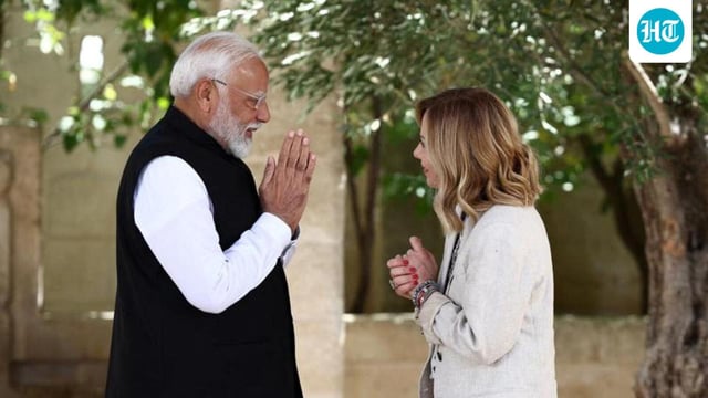 PM Modi also expressed his “respect and admiration” for Meloni describing her as a “patriot”. (Reuters photo)