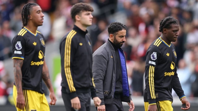 Nach der Brentford-Niederlage steht Ruben Amorim bei Man United massiv unter Druck.