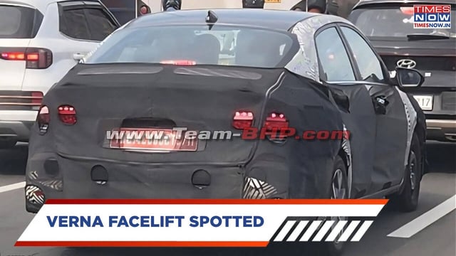 Verna Facelift Spotted