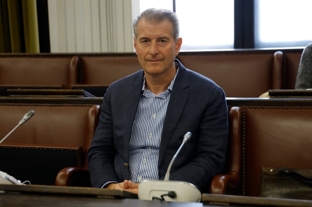 Nebenkläger Stephan Hensel, Ex-Ehemann und Vater der Kinder von Block.