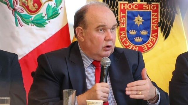 Rafael López Aliaga, alcalde de Lima.