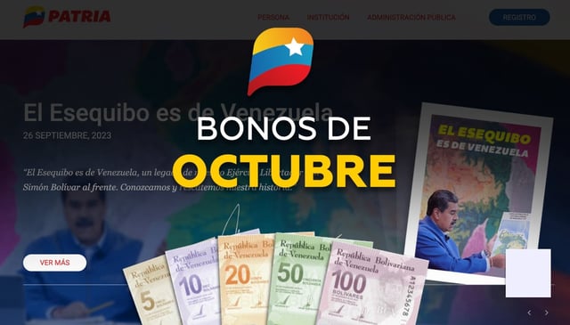 ¿Qué BONOS se podrán cobrar desde los primeros días de octubre? Atento a lo que dice Sistema Patria