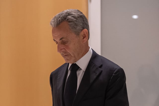 Nicolas Sarkozy, après sa condamnation au tribunal de Paris, le 25 septembre.