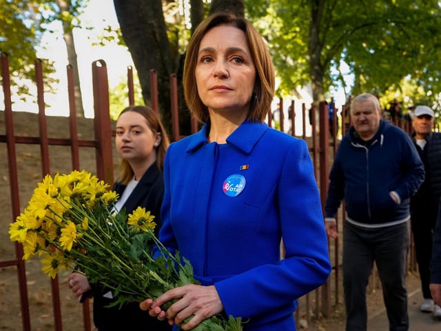 Moldaus Präsidentin Maia Sandu.