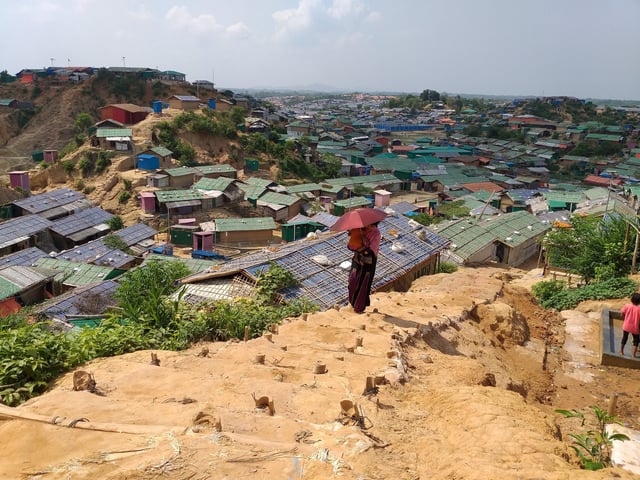 Cox's Bazar refugee camp.