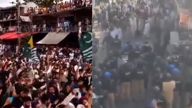 Massive protests and violence erupt in Pakistan-Occupied Kashmir (PoK).