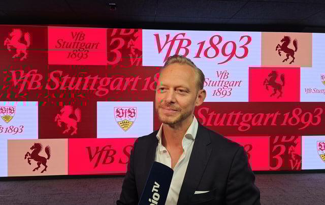 Rouven Casper stellte erst vor kurzem den neuen Markenauftritt des VfB Stuttgart vor.